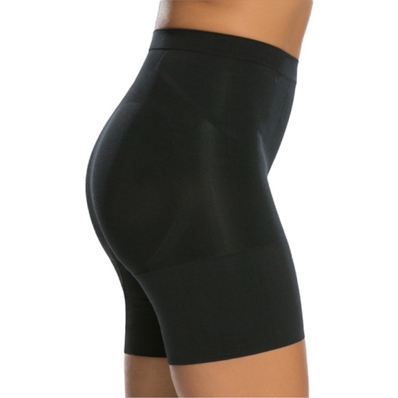 SPANX OnCore Mid Thigh Shaper Short NEW Size XL Black